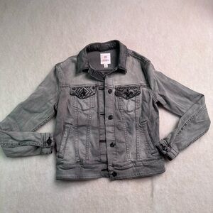 LuLaRoe Light Gray Denim Jacket XS